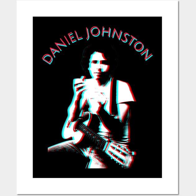 Daniel Johnston guitar Wall Art by Malice Alice